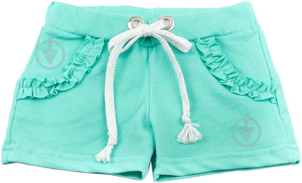 Шорты для девочек Luna Kids р.122 бирюзовый - фото 1 Шорты для девочек Luna Kids р.122 бирюзовый - фото 1