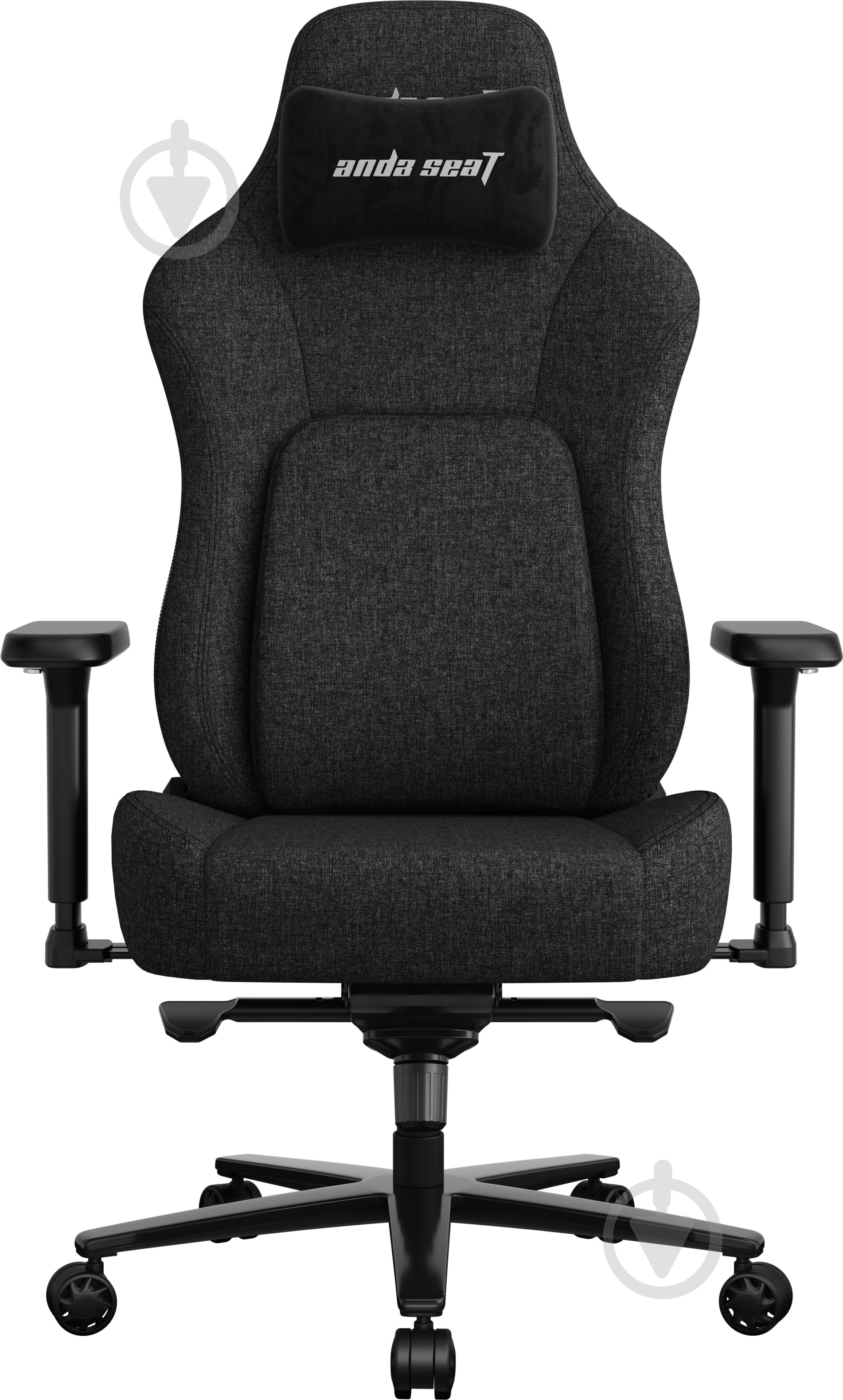 Кресло игровое Anda Seat Phantom 4 Pro L Black Fabric черный - фото 1 Кресло игровое Anda Seat Phantom 4 Pro L Black Fabric черный - фото 1