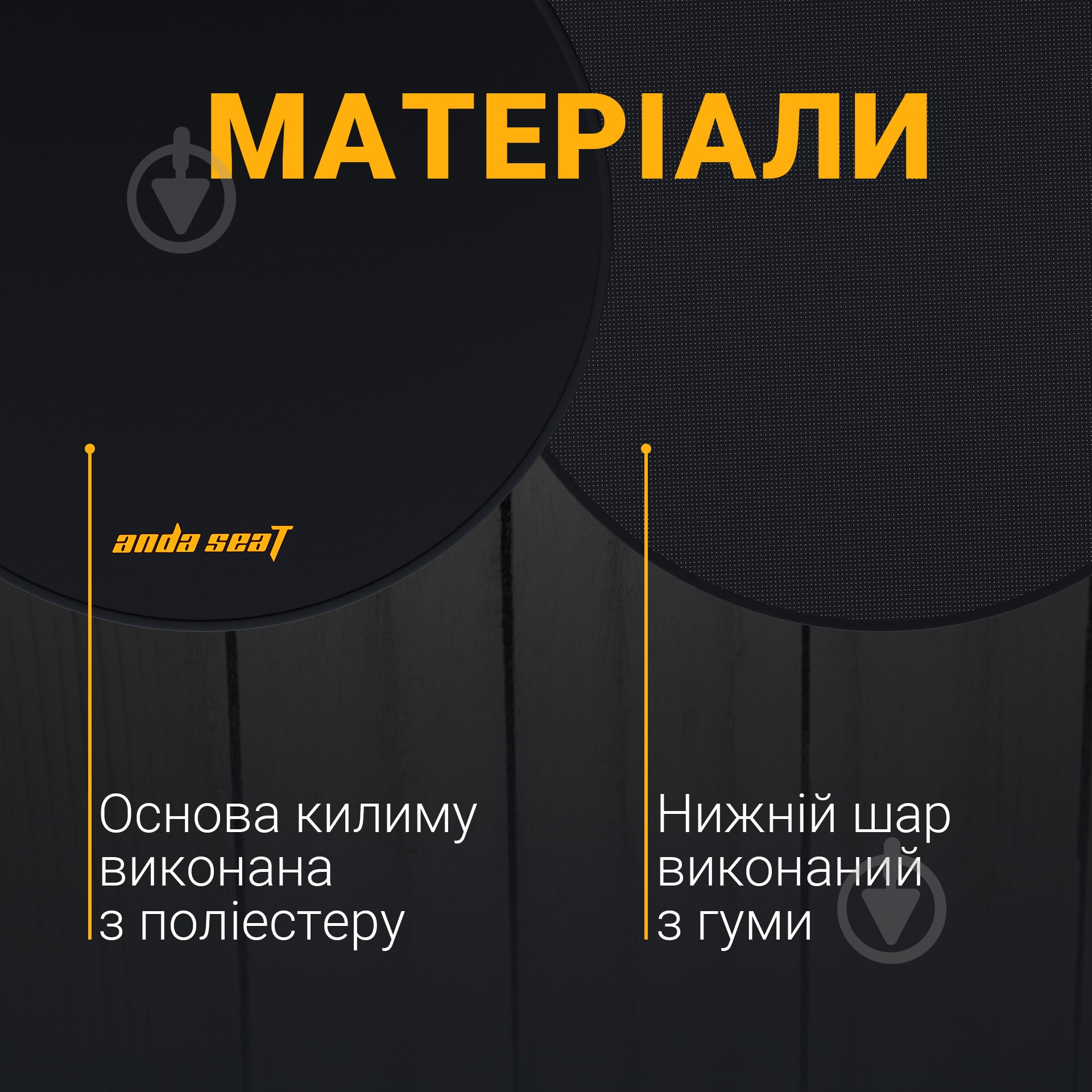 Подложка под стул Anda Seat Floormat Black AC-DT-01-B - фото 7 Подложка под стул Anda Seat Floormat Black AC-DT-01-B - фото 7