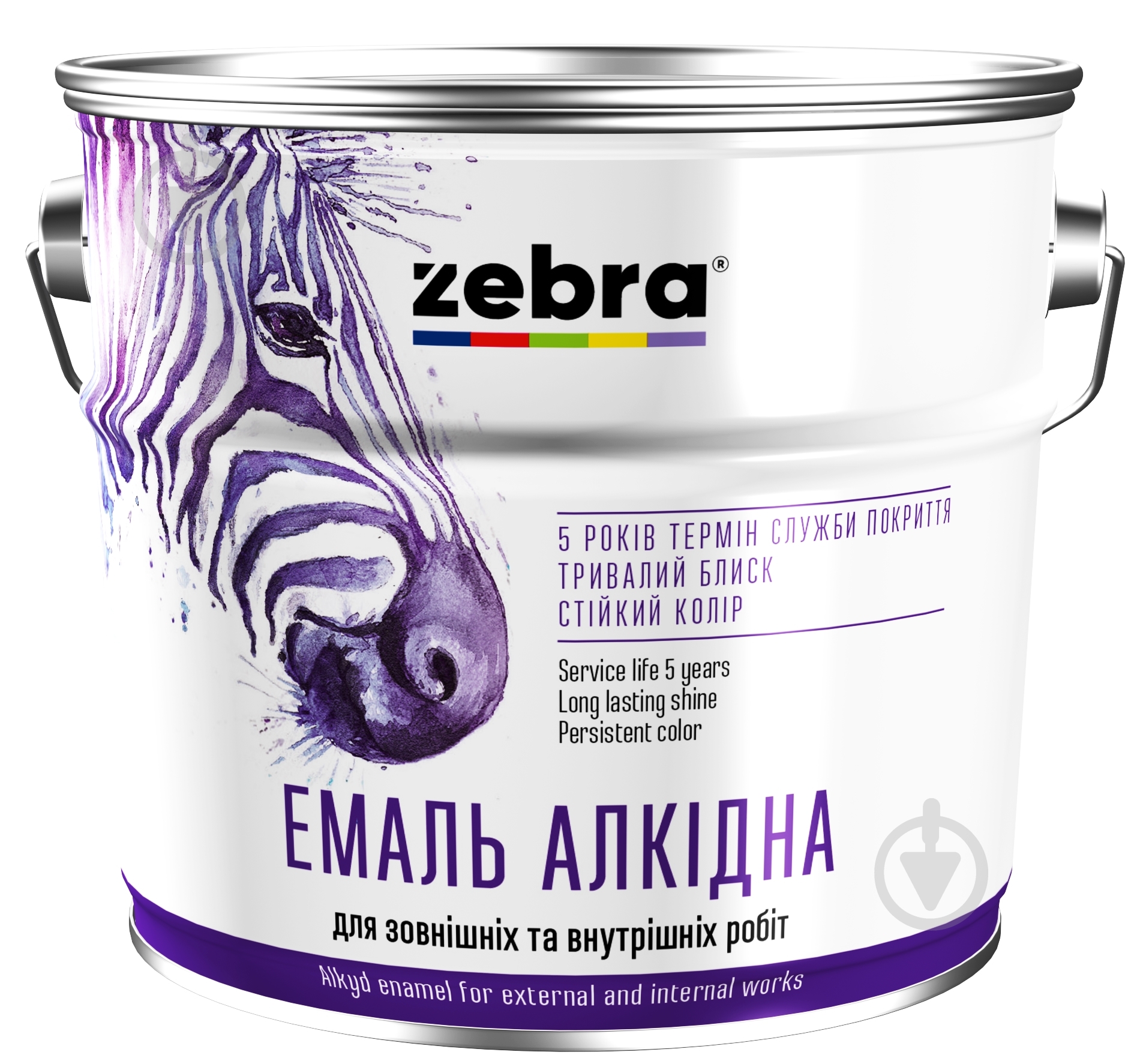 Эмаль ZEBRA алкидная ПФ-116 серия Акварель 818 темно-серый глянец 2,8 кг - фото 1 Эмаль ZEBRA алкидная ПФ-116 серия Акварель 818 темно-серый глянец 2,8 кг - фото 1