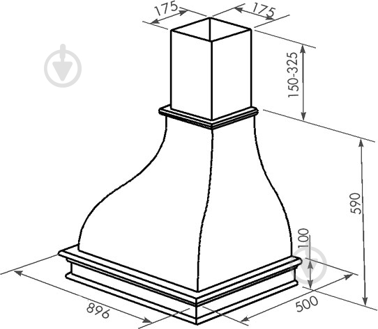 Вытяжка Interline Provence AV A/90 Neutral - фото 5 Вытяжка Interline Provence AV A/90 Neutral - фото 5
