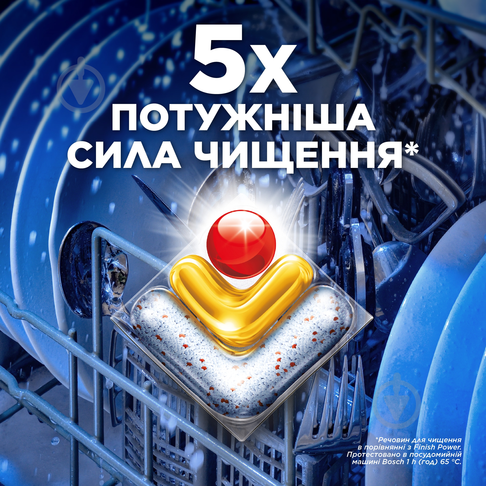 Капсули для посудомийних машин Finish Ultimate Plus Лимон 83 шт. - фото 8