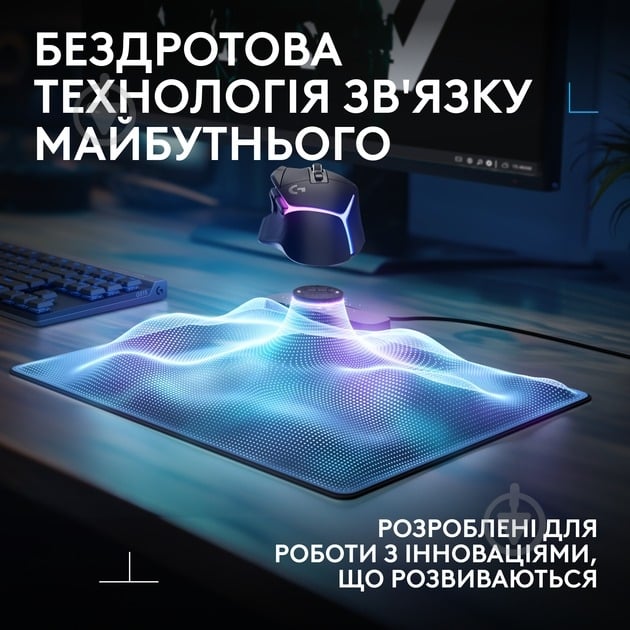 Игровая панель Logitech с системой беспроводной зарядки (947-000003) - фото 4