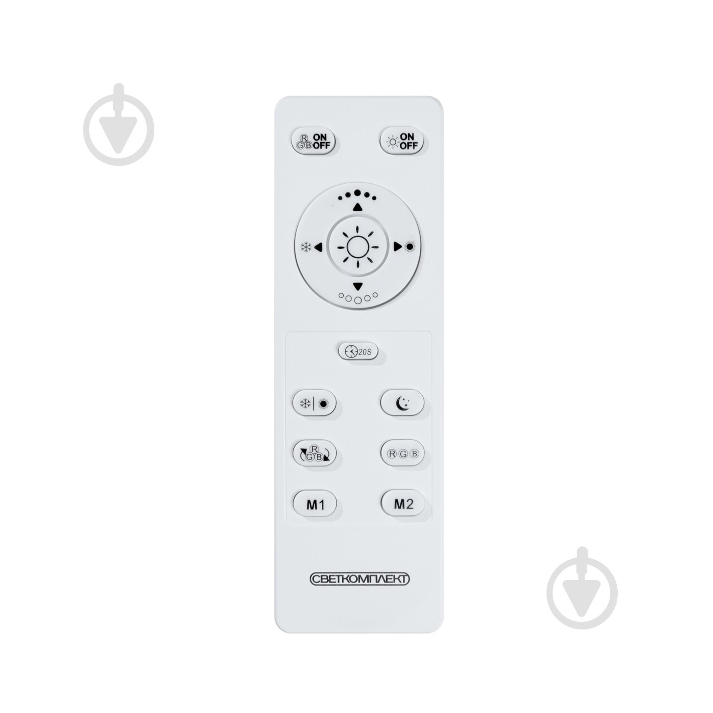 Люстра светодиодная Светкомплект ACRYLIC 08S RGB WH RC с пультом ДУ 110 Вт LED-модуль белый - фото 11