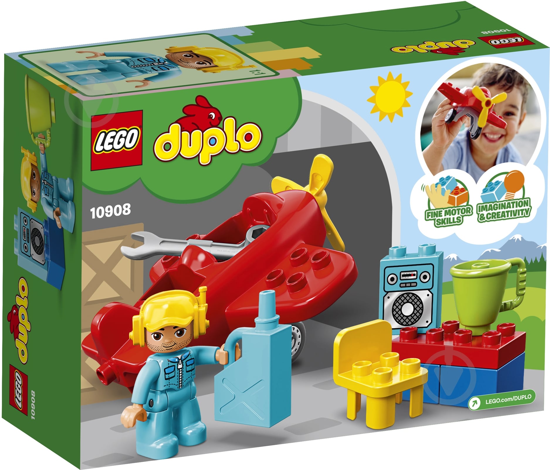 Конструктор LEGO DUPLO Літак 10908 - фото 1 Конструктор LEGO DUPLO Літак 10908 - фото 1