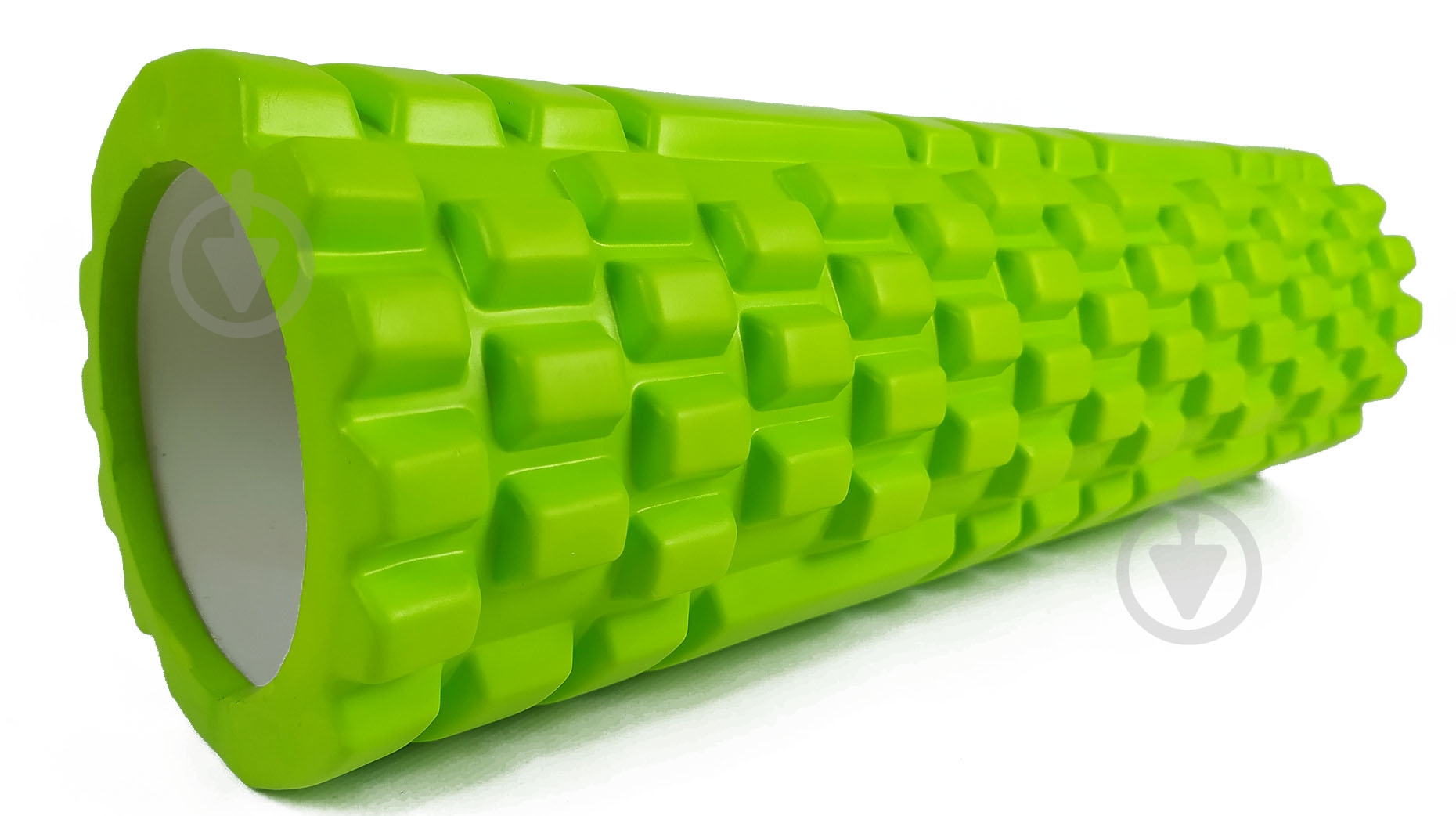 Ролик масажний EasyFit Grid Roller v2.1 салатовий 45 см - фото 3