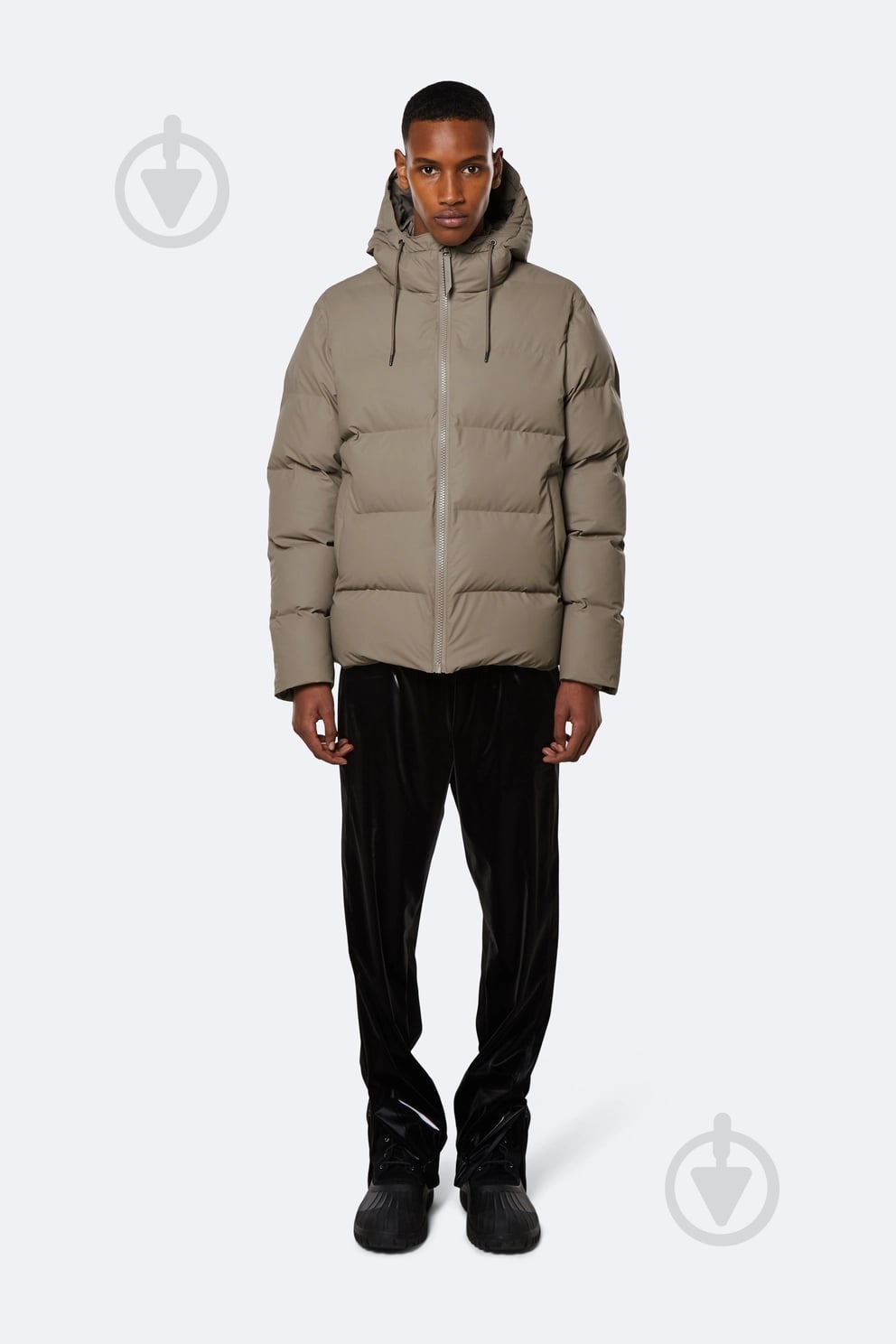 Куртка Rains PUFFER JACKET 1506-Taupe р.S-M - фото 5