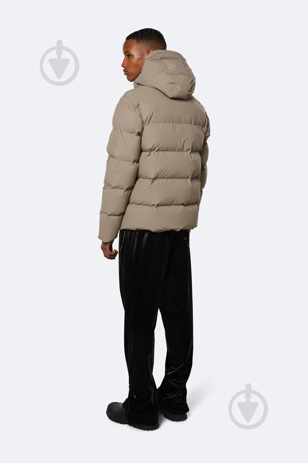 Куртка Rains PUFFER JACKET 1506-Taupe р.S-M - фото 7
