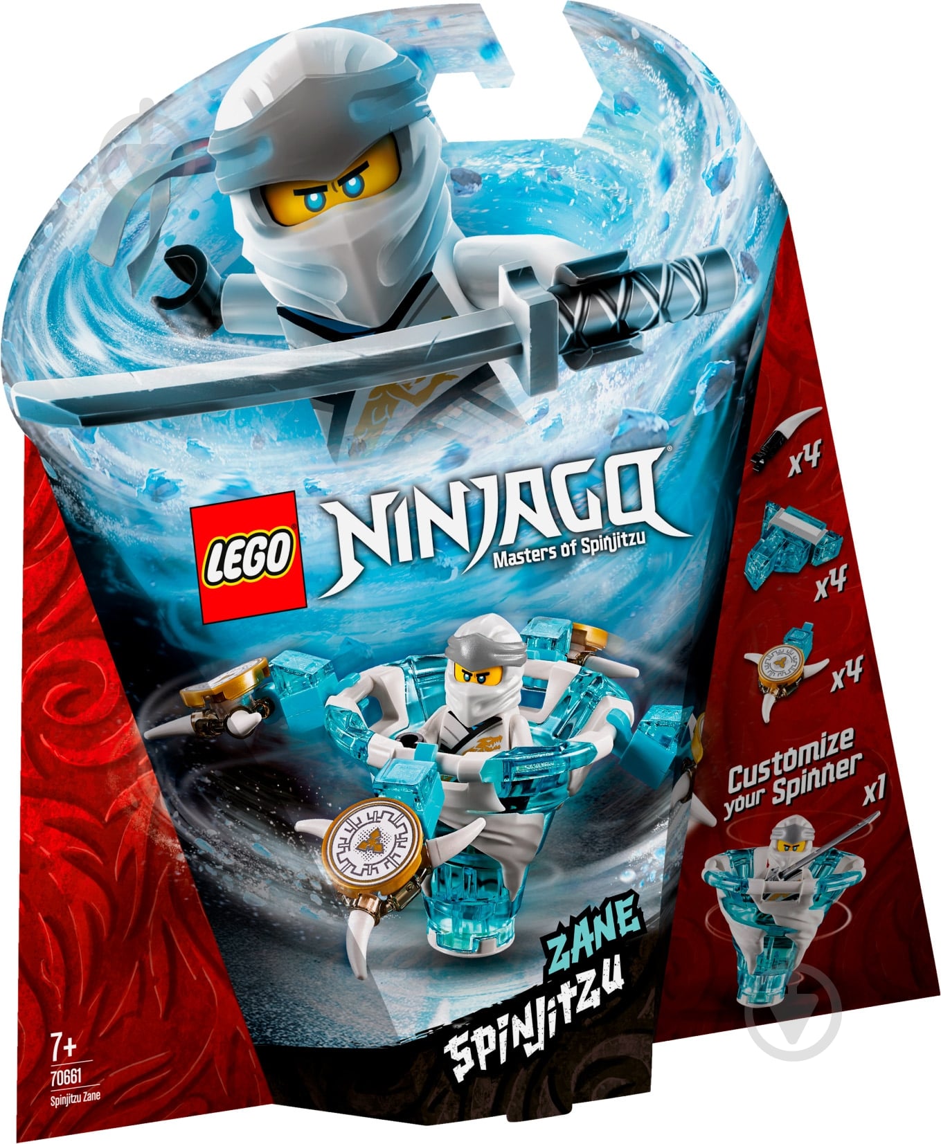 ᐉ Конструктор LEGO Ninjago Спин-джитсу Зейн 70661 • Купить в