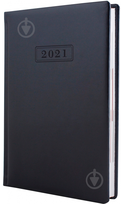 Дневник датированный темно-синий линия Optima Perfect A5 2021 O25234-24 - фото 1