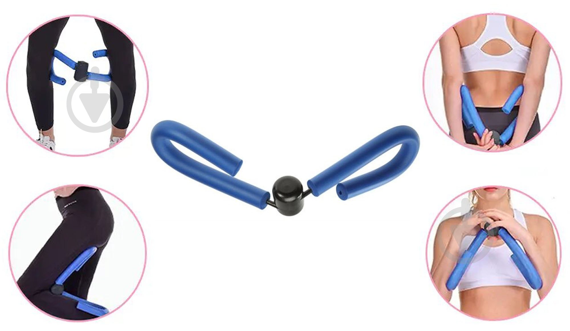 Эспандер-бабочка EasyFit 40 см синий - фото 3 Эспандер-бабочка EasyFit 40 см синий - фото 3