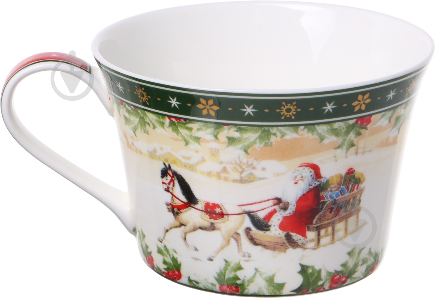 Чашка з блюдцем Lefard Santa Christmas Collection 180 мл. - фото 2
