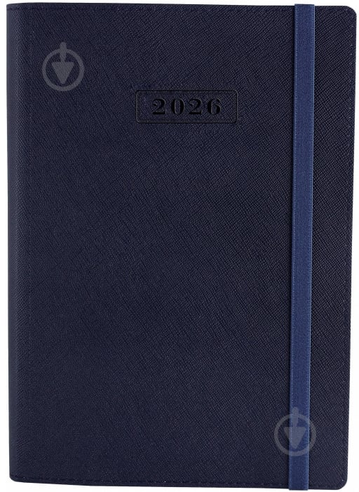 Щоденник датований лінія Optima Cross A5 2026 O25235-02 синій - фото 1 Щоденник датований лінія Optima Cross A5 2026 O25235-02 синій - фото 1