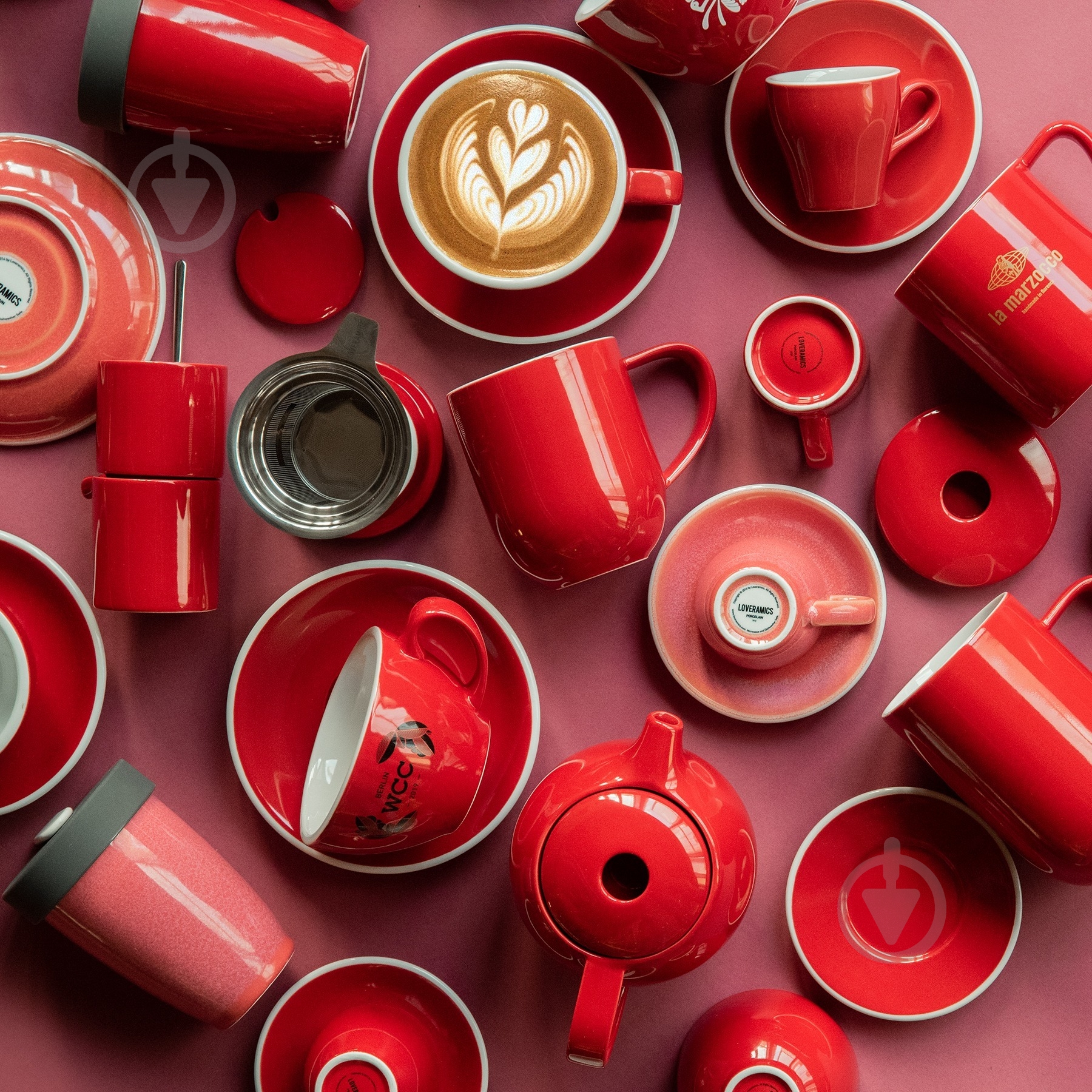 Чашка Loveramics 450 мл Red Pro Tea C097-17ARE - фото 2