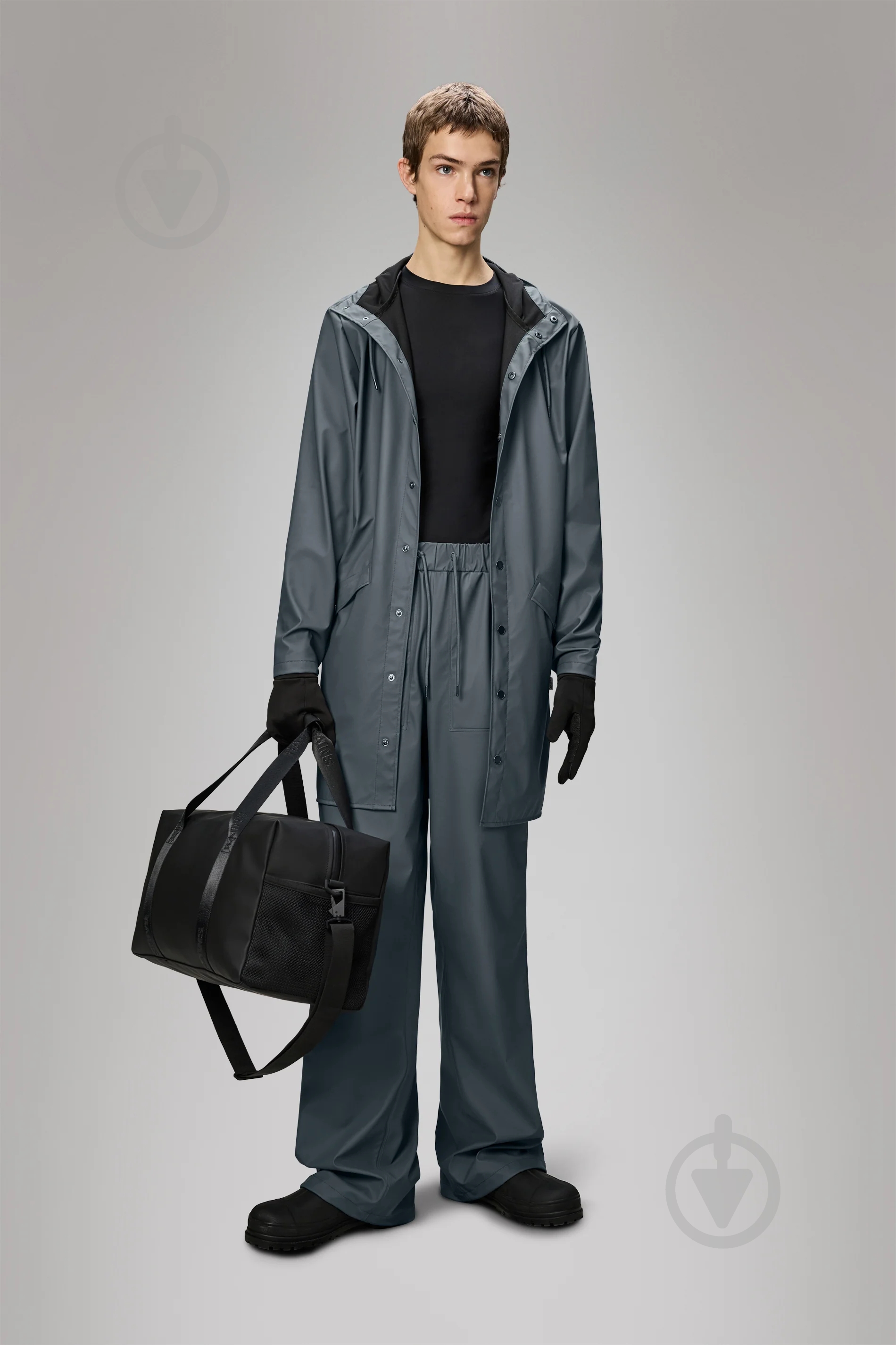 Куртка Rains Long Jacket 1202-Slate р.XS-S - фото 4