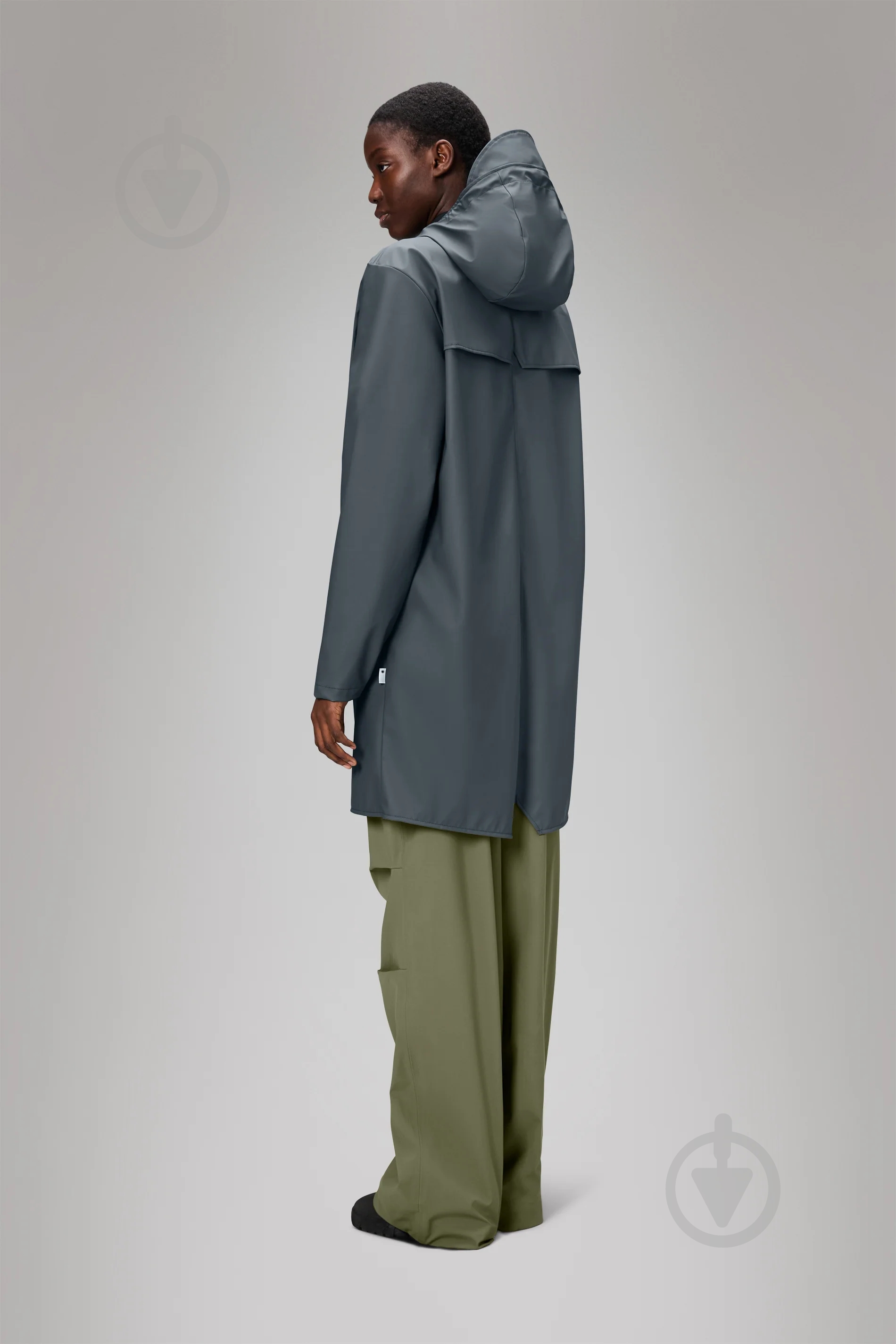 Куртка Rains Long Jacket 1202-Slate р.XS-S - фото 7