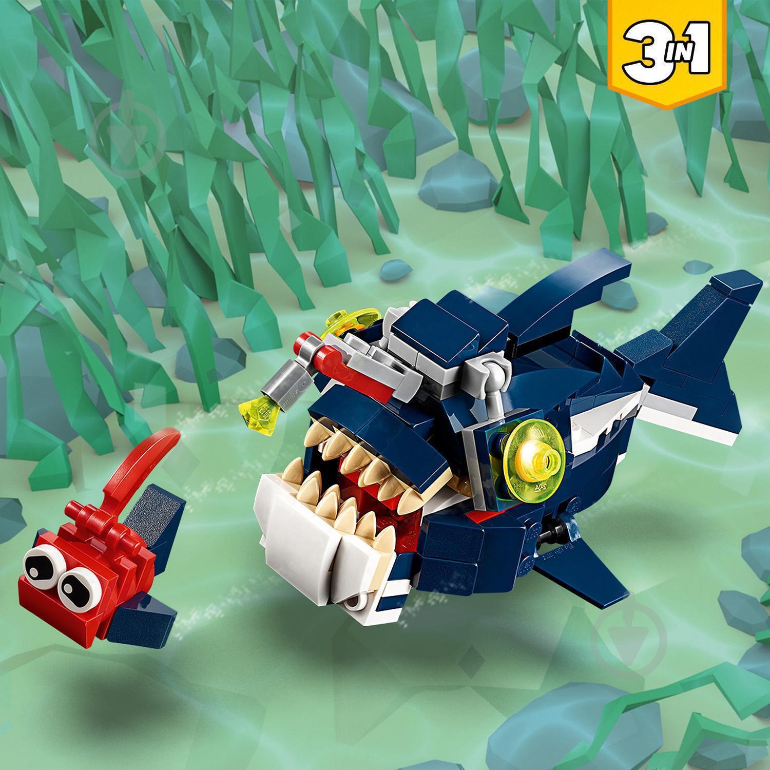 Конструктор LEGO Creator Обитатели морских глубин 31088 - фото 2