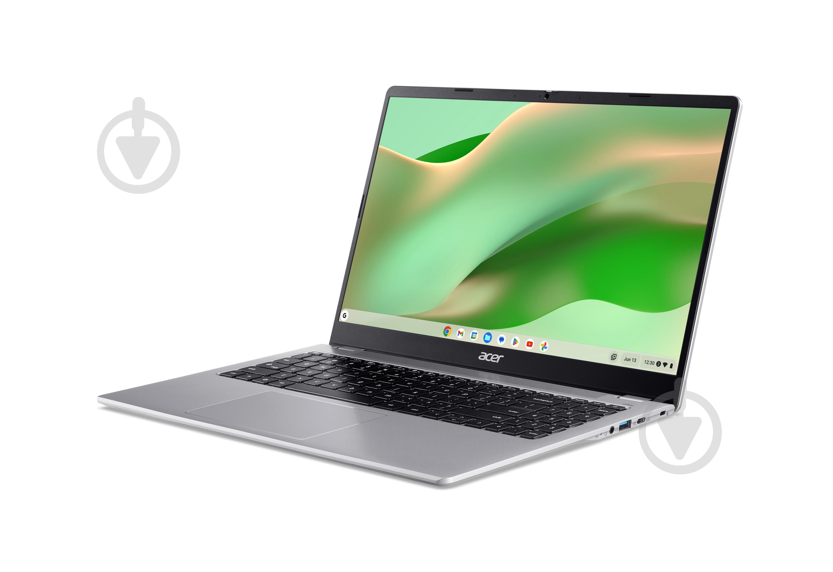 Ноутбук Acer Chromebook 315 CB315-6H-P2MF 15,6" (NX.JGHEU.003) sparkly silver - фото 4 Ноутбук Acer Chromebook 315 CB315-6H-P2MF 15,6" (NX.JGHEU.003) sparkly silver - фото 4