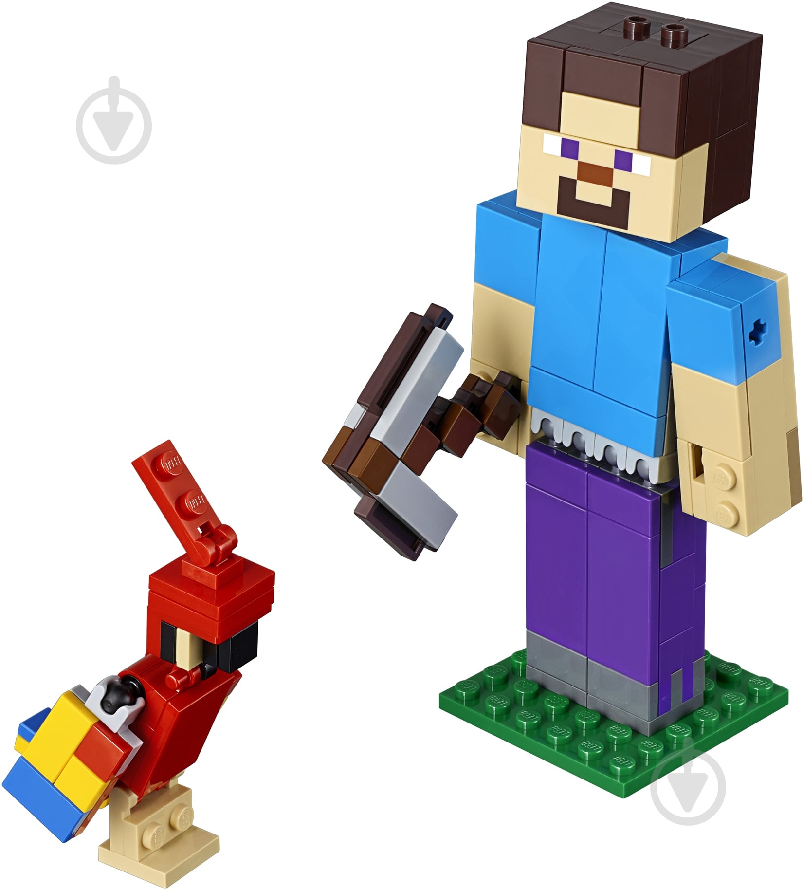 Конструктор LEGO Minecraft Стів із папугою 21148 - фото 3