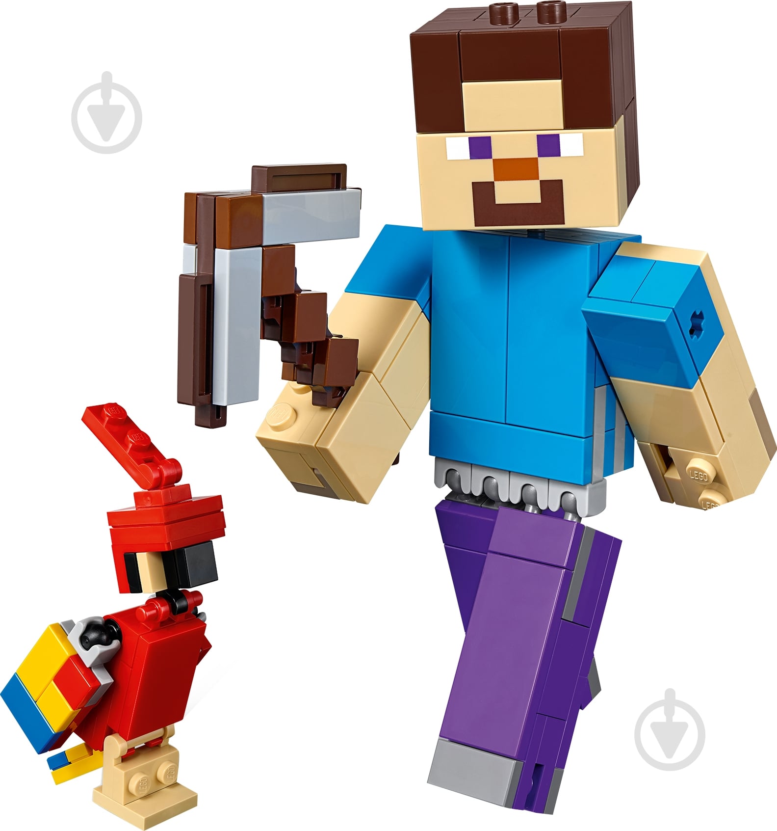 Конструктор LEGO Minecraft Стів із папугою 21148 - фото 4