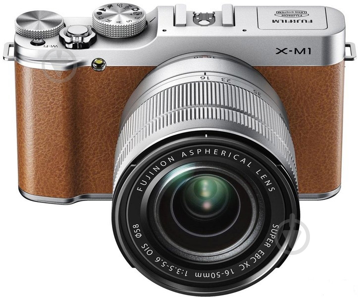 Фотоапарат Fujifilm FinePix X-M1 16-50mm Kit brown - фото 2