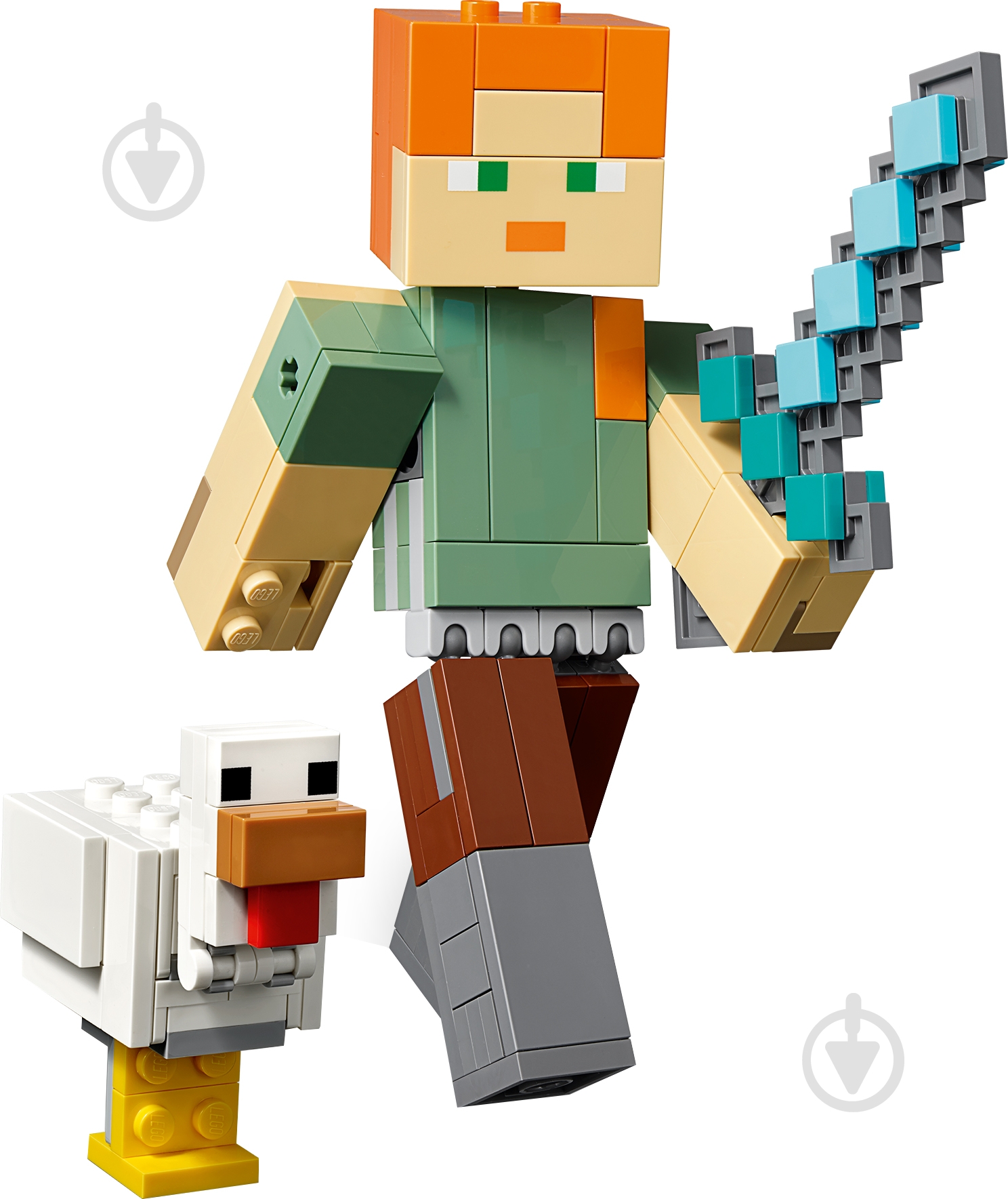Конструктор LEGO Minecraft Алекс с цыпленком 21149 - фото 3 Конструктор LEGO Minecraft Алекс с цыпленком 21149 - фото 3