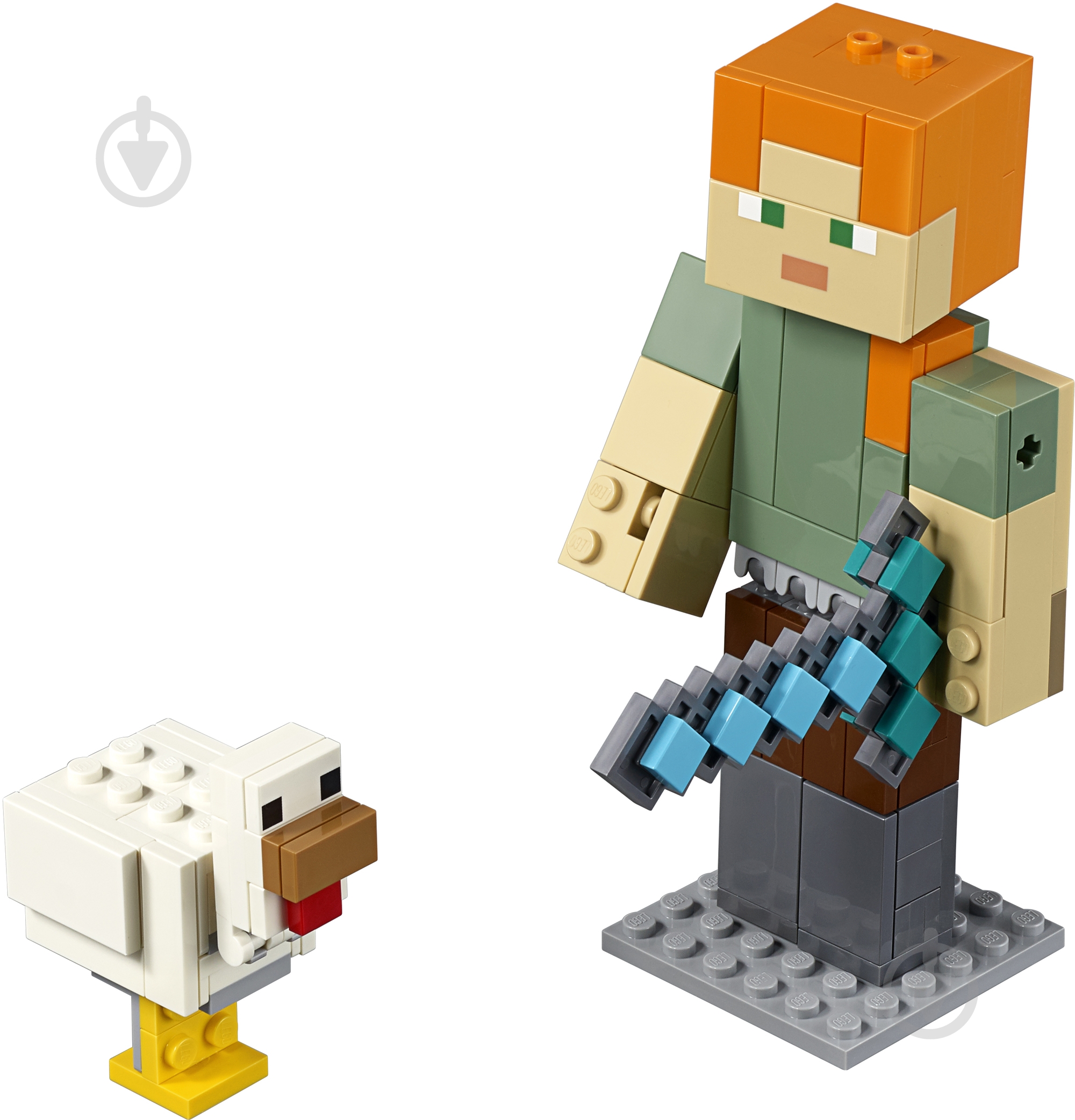 Конструктор LEGO Minecraft Алекс с цыпленком 21149 - фото 2 Конструктор LEGO Minecraft Алекс с цыпленком 21149 - фото 2