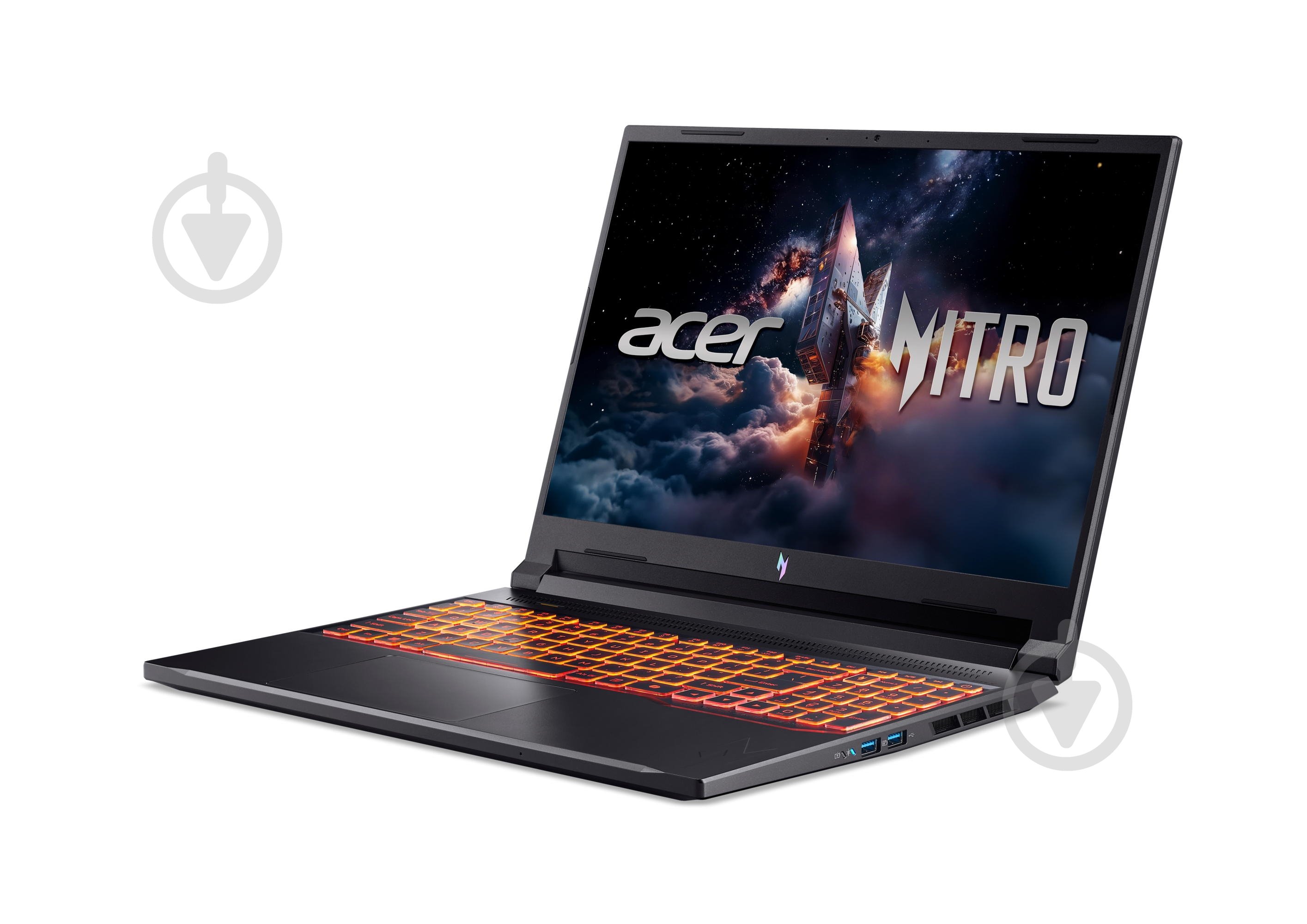 Ноутбук Acer Nitro V 16 ANV16-72-706A 16" (NH.QUSEU.006) obsidian black - фото 4 Ноутбук Acer Nitro V 16 ANV16-72-706A 16" (NH.QUSEU.006) obsidian black - фото 4