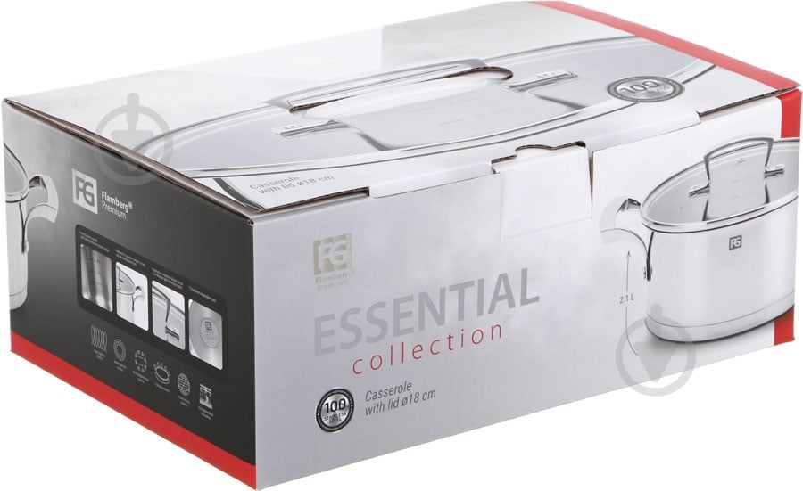 Каструля з кришкою Flamberg Premium Essential 2,1 л Premium - фото 6