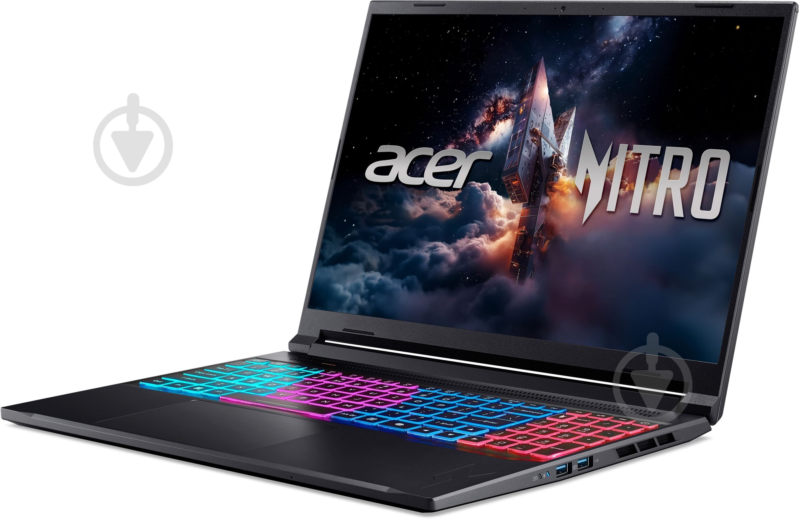 Ноутбук Acer Nitro V 16S AI ANV16S-41-R3BL 16" (NH.U03EU.006) obsidian black - фото 2