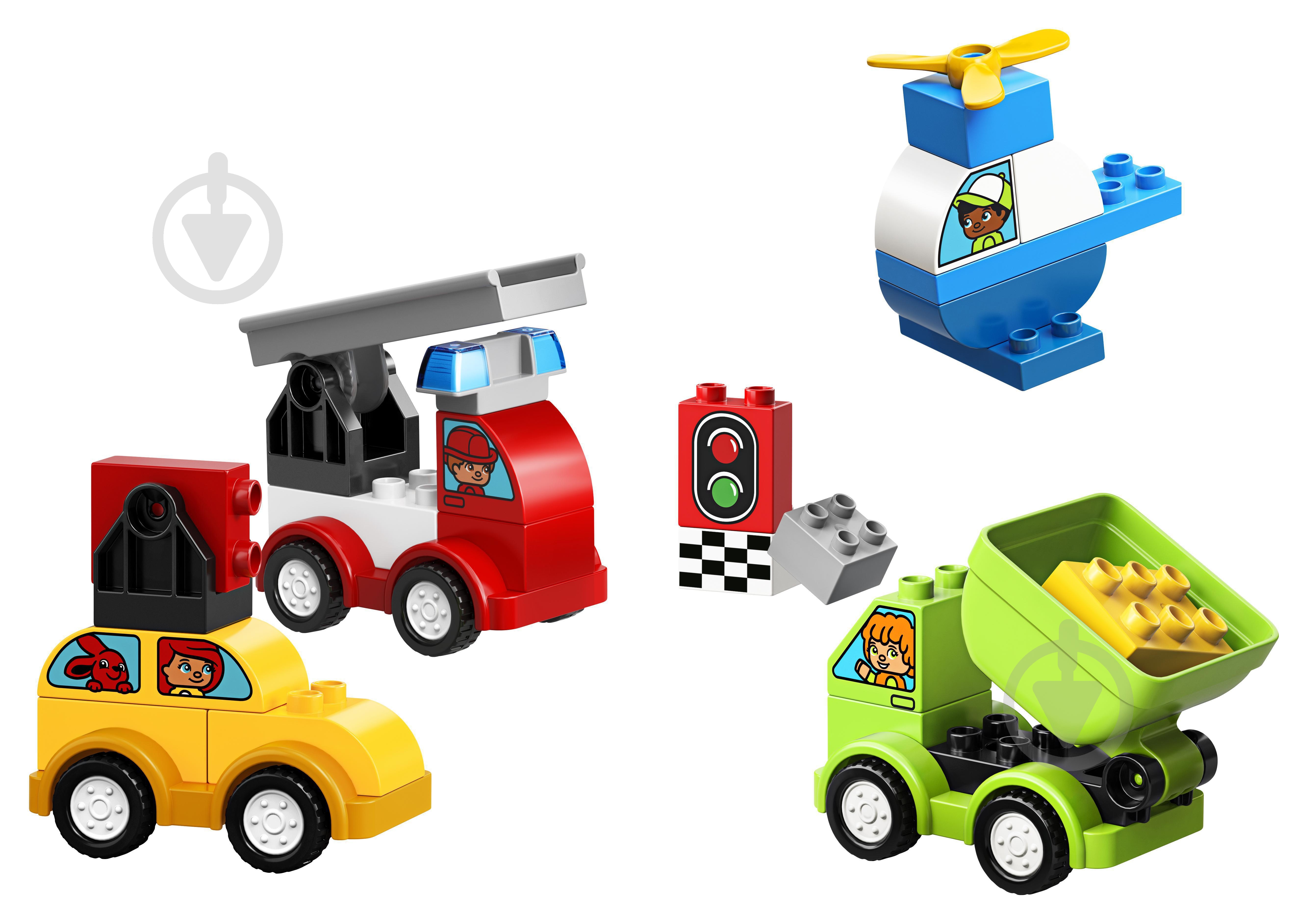 Конструктор LEGO DUPLO Мои первые машины 10886 - фото 4