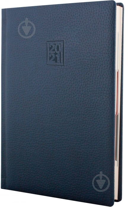 Дневник датированный синий линия Optima Lizard A5 2021 O25242-02 - фото 1