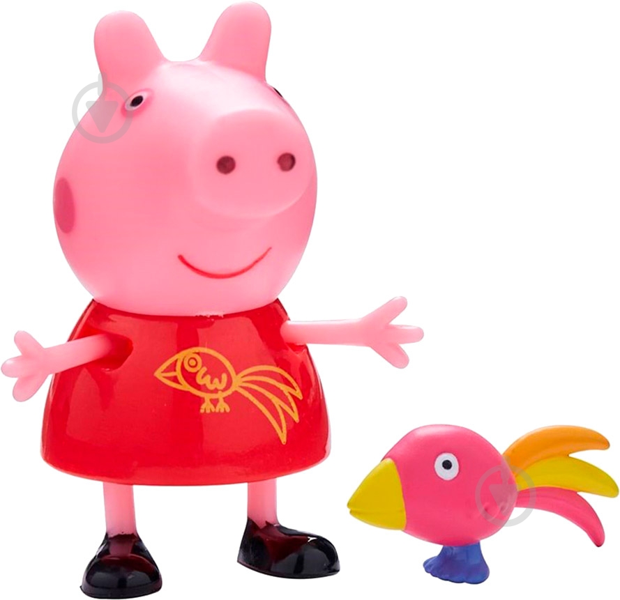 Фигурка Peppa Pig ПЕППА с ПТИЦЕЙ 06918-1 - фото 1