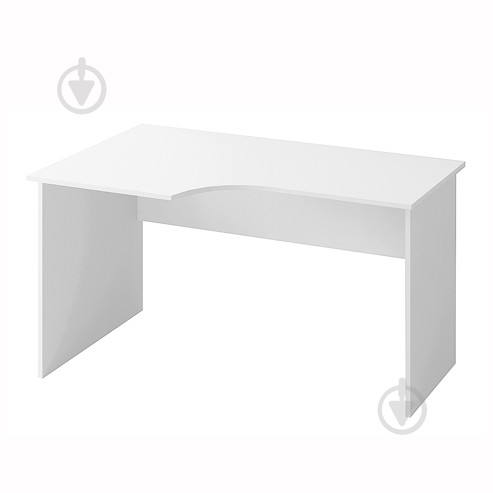 Стол компьютерный ROKO БЮ115 140х84/60х75 см белый - фото 1 Стол компьютерный ROKO БЮ115 140х84/60х75 см белый - фото 1