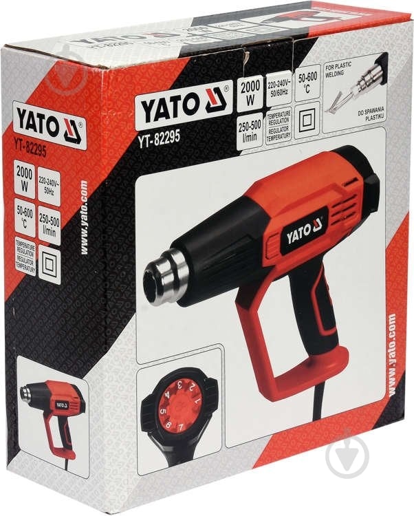 Фен строительный YATO YT-82295 - фото 4 Фен строительный YATO YT-82295 - фото 4
