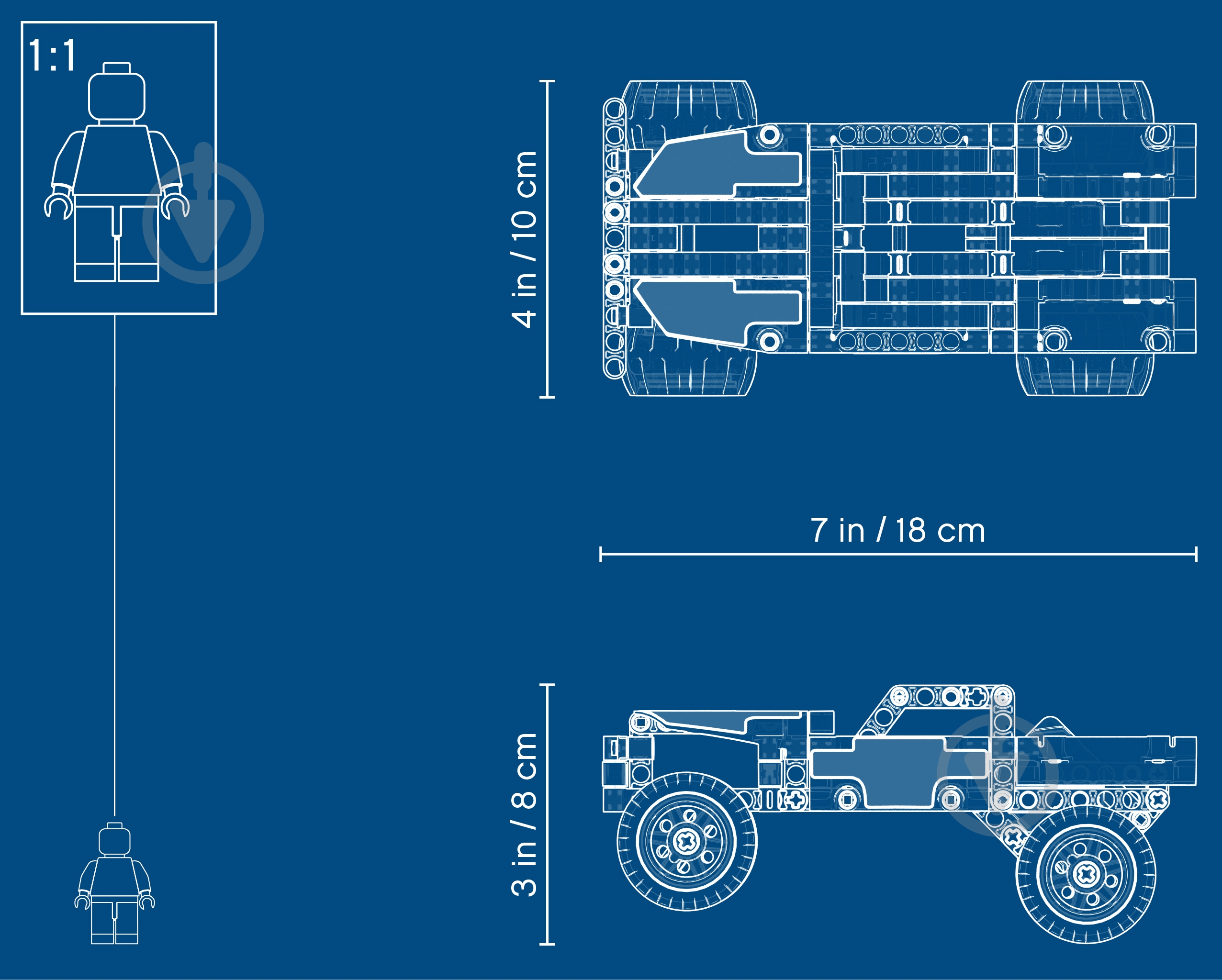 Конструктор LEGO Technic Мощный автомобиль 42090 - фото 5 Конструктор LEGO Technic Мощный автомобиль 42090 - фото 5