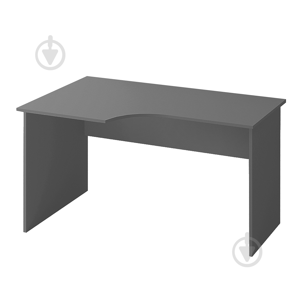 Стіл комп'ютерний ROKO БЮ115 140х84/60х75 см сірий - фото 1