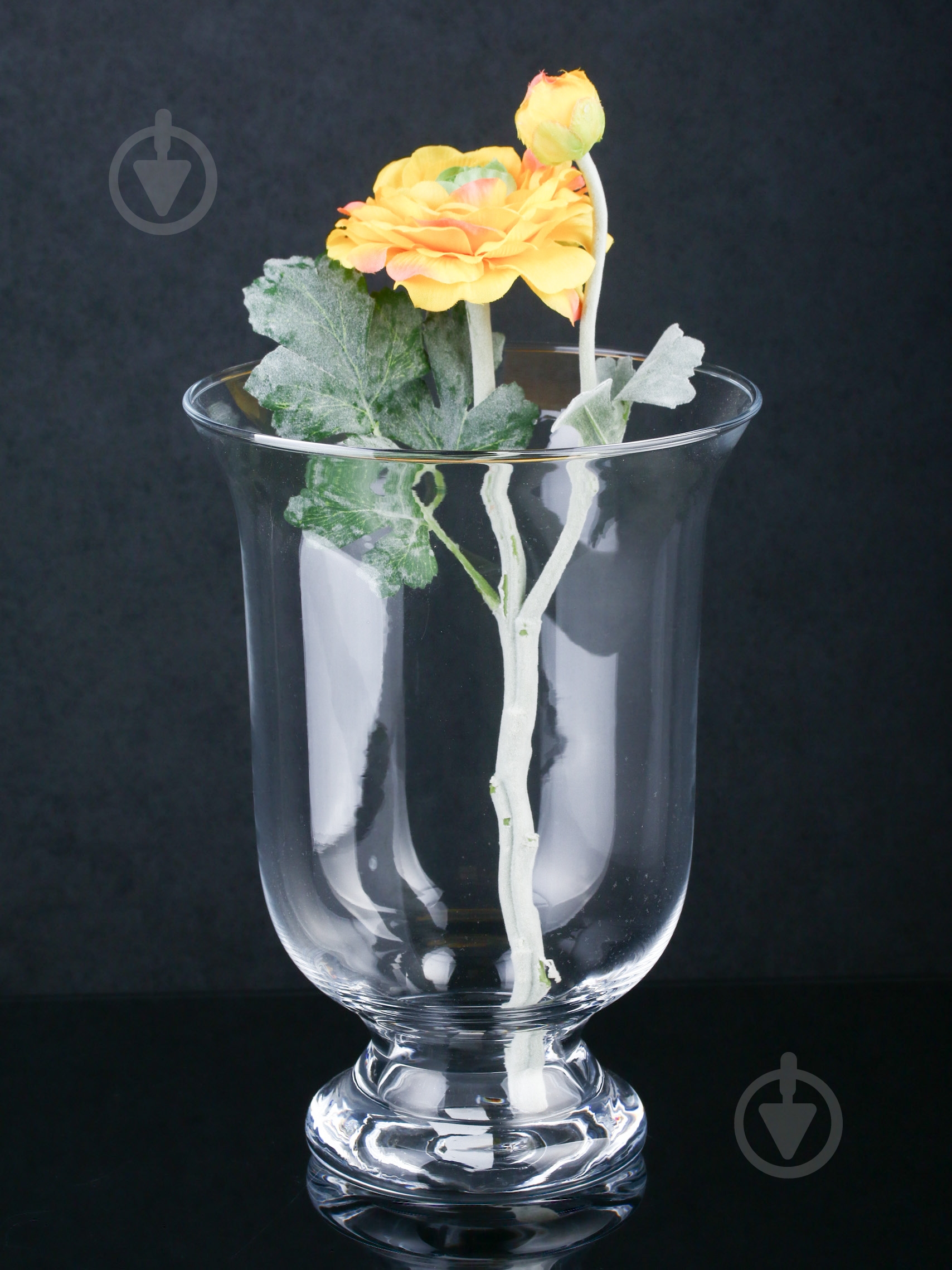 Ваза стеклянная 15х25 см 25 см - фото 2