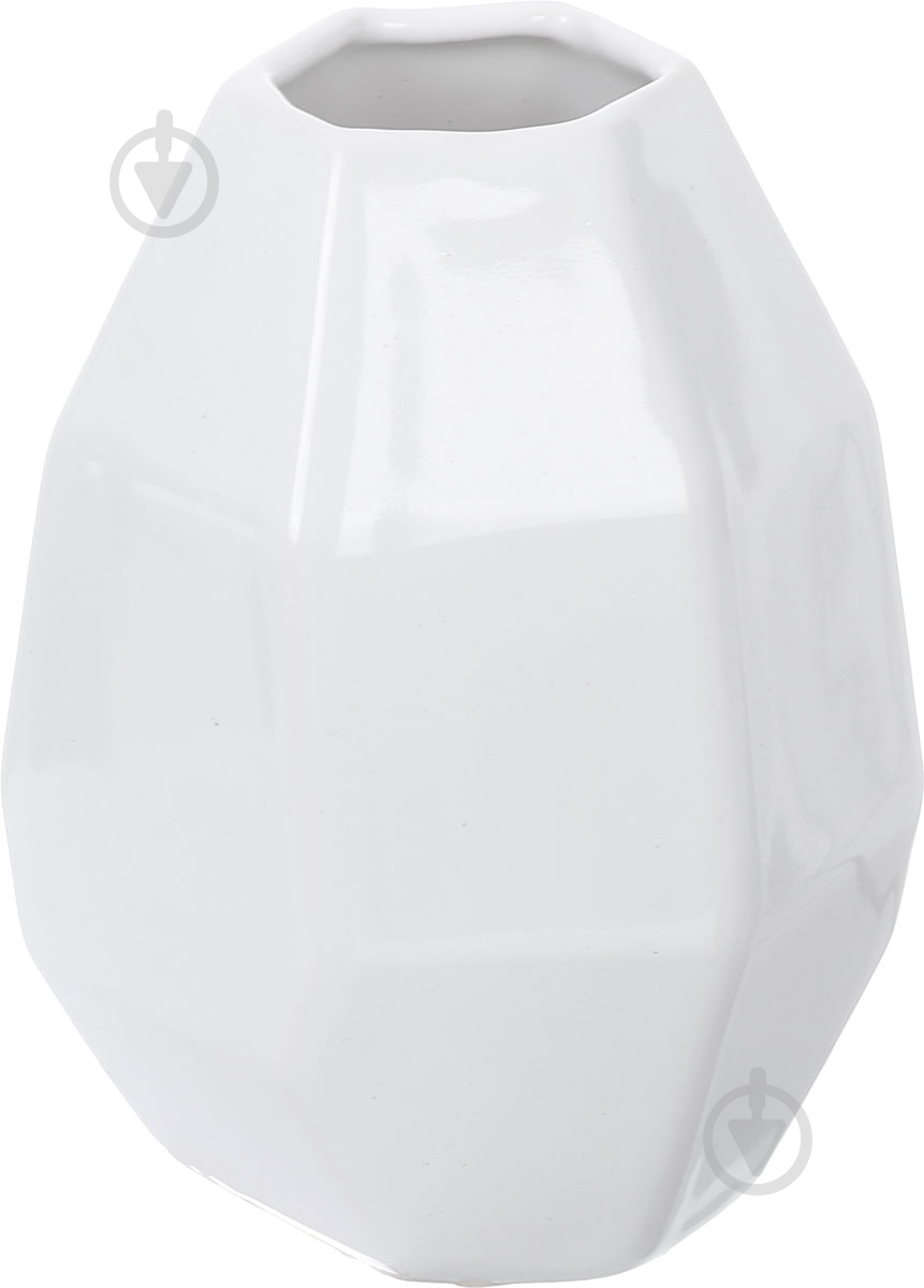 Ваза керамічна Eterna 2500-12 13 см біла - фото 1