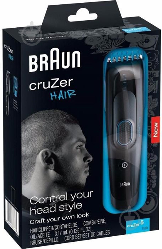 Машинка для стрижки Braun cruZer5 Head - фото 2