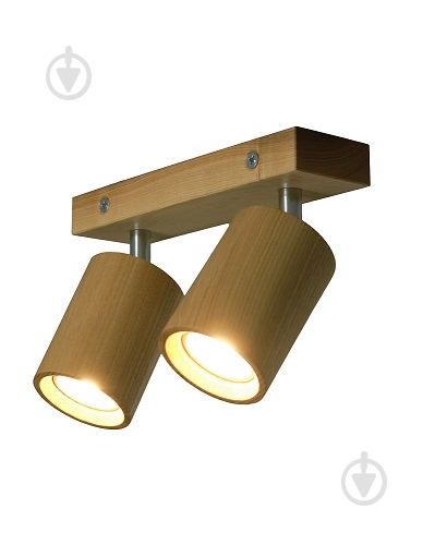 Спот Iterna Arendal Duo 2xGU10 ясень светлый LW094 - фото 6