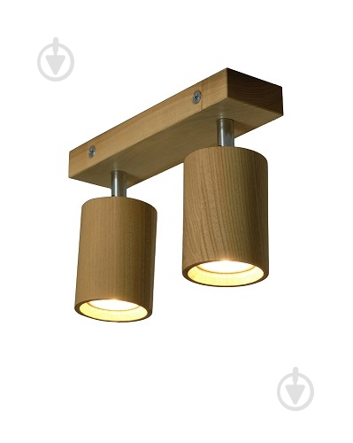 Спот Iterna Arendal Duo 2xGU10 ясень светлый LW094 - фото 7