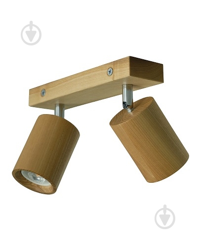 Спот Iterna Arendal Duo 2xGU10 ясень светлый LW094 - фото 8