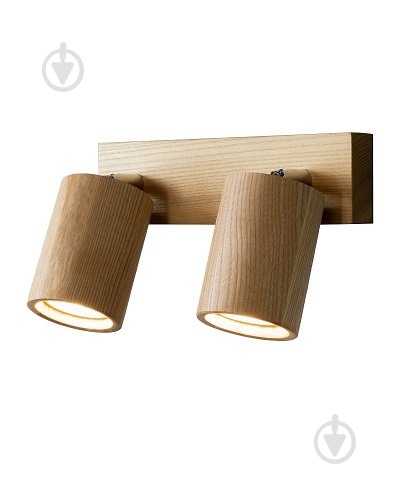 Спот Iterna Arendal Duo 2xGU10 ясень светлый LW094 - фото 1