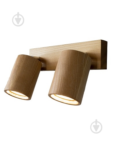 Спот Iterna Arendal Duo 2xGU10 ясень светлый LW094 - фото 3