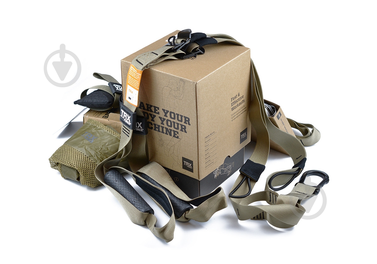 Петли TRX EasyFit Tactical T3 подвесные для функционального тренинга (EFT3TCL) - фото 1 Петли TRX EasyFit Tactical T3 подвесные для функционального тренинга (EFT3TCL) - фото 1