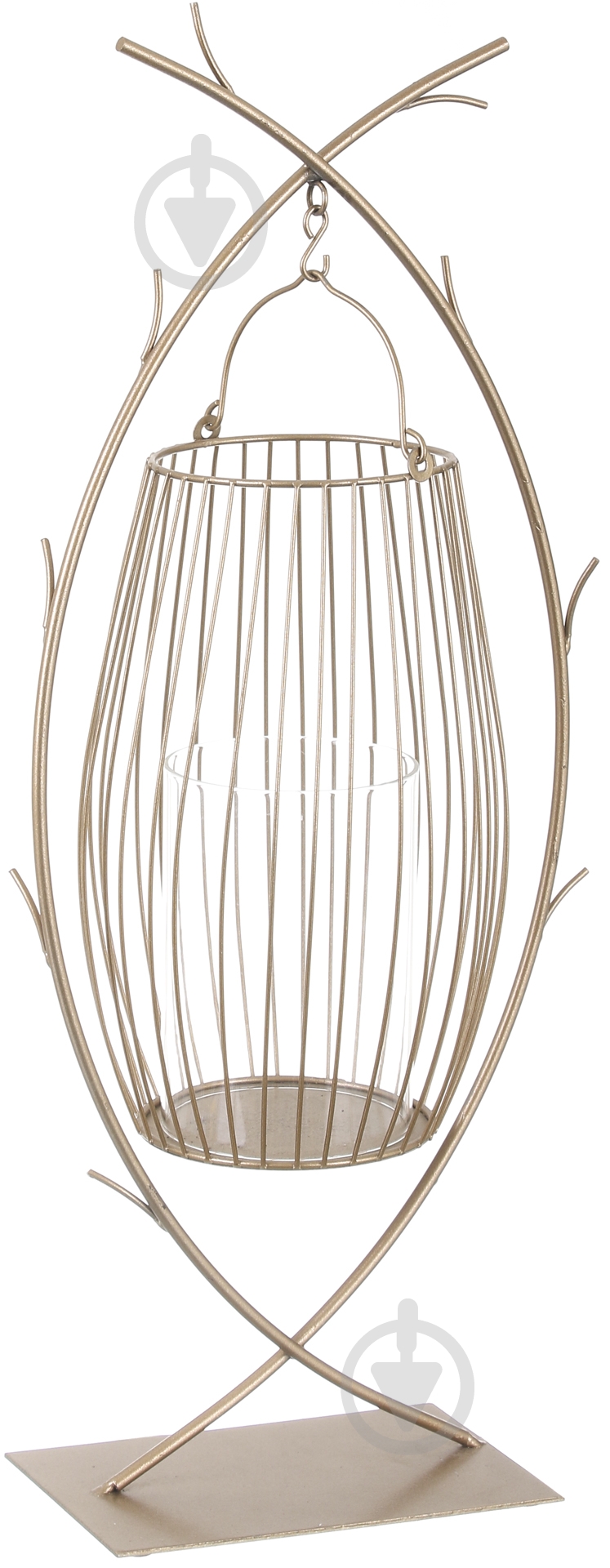 Подсвечник Клетка 24х16х52 см - фото 1 Подсвечник Клетка 24х16х52 см - фото 1