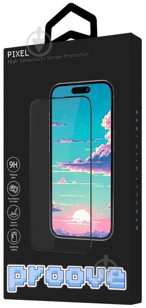 Защитное стекло Proove Pixel для iPhone 16 Pro Max (PGPPXI16PM01) - фото 2 Защитное стекло Proove Pixel для iPhone 16 Pro Max (PGPPXI16PM01) - фото 2
