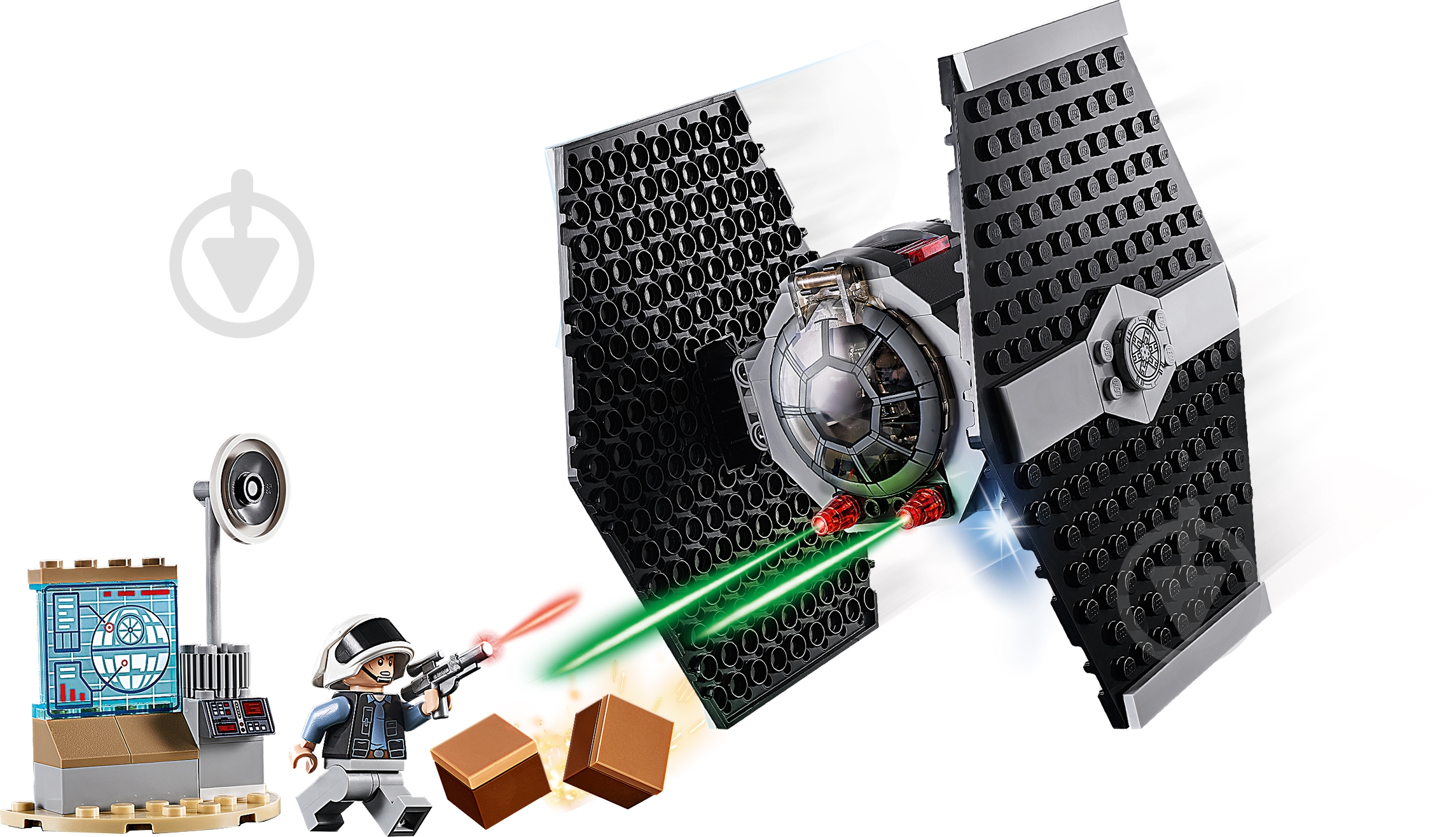 Конструктор LEGO Star Wars Атака истребителя TIE 75237 - фото 3