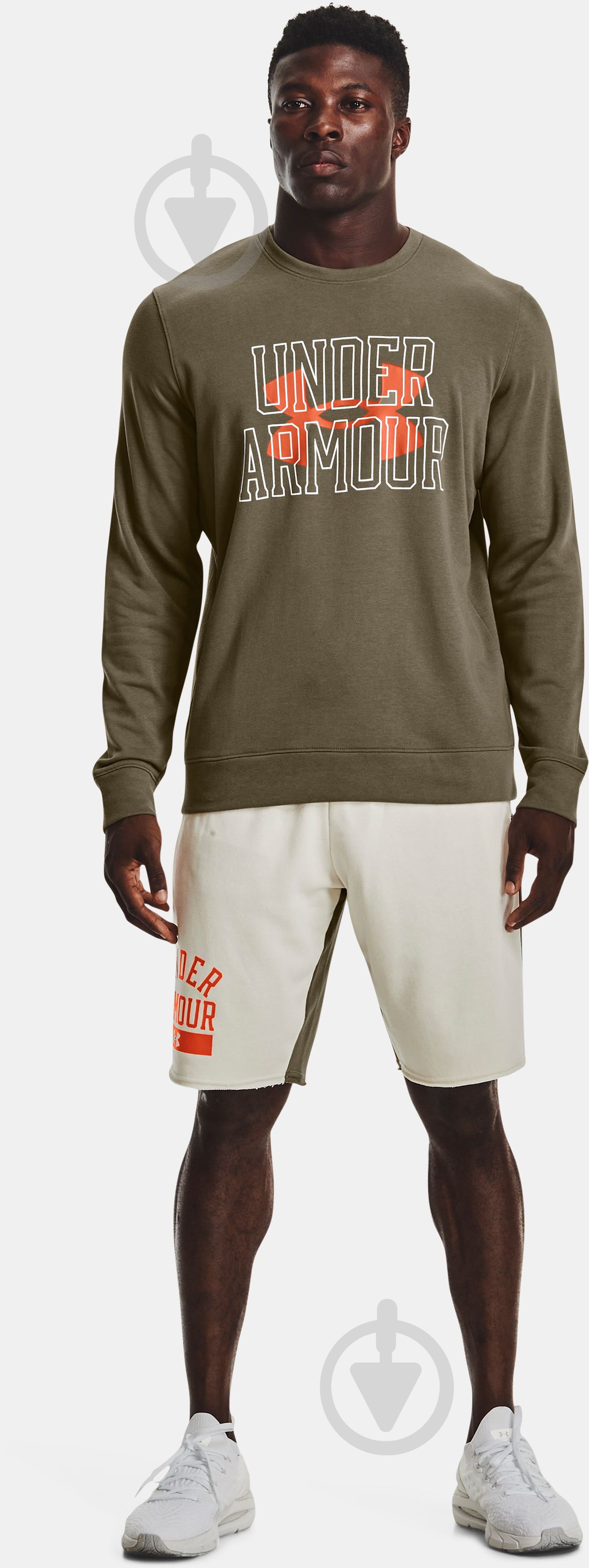 Свитшот Under Armour 1370391-361 р. M зеленый - фото 2 Свитшот Under Armour 1370391-361 р. M зеленый - фото 2